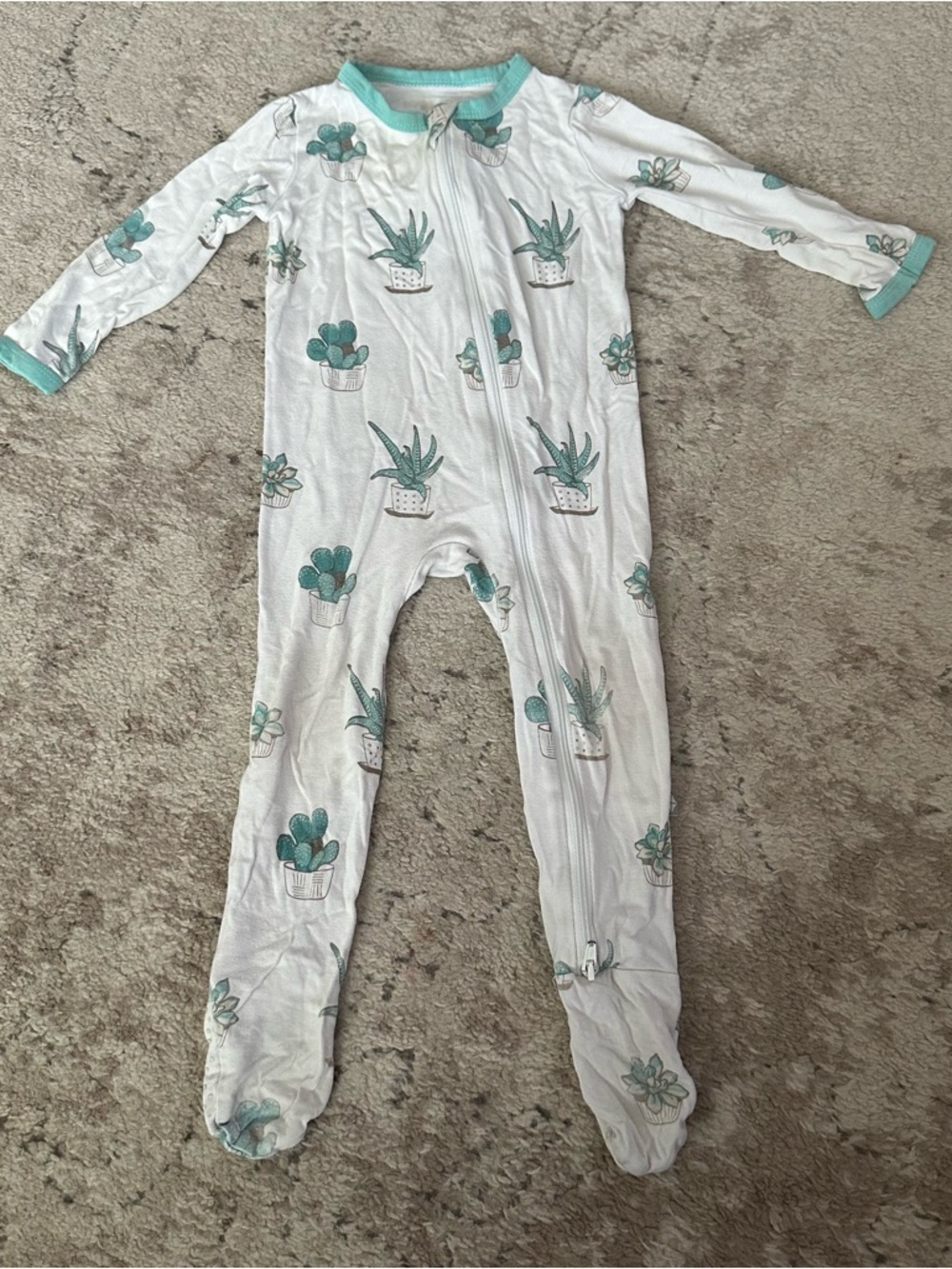 Kyte BABY Succulent Zip Footie